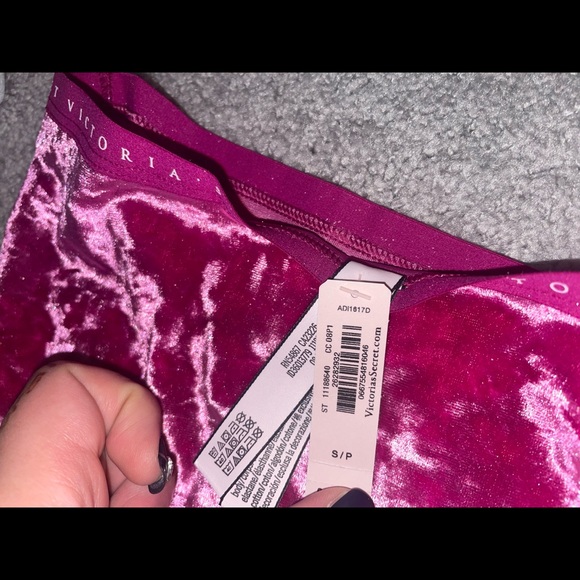 VICTORIA'S SECRET Velvet Logo Waist Bikini Panty - Picture 7 of 8